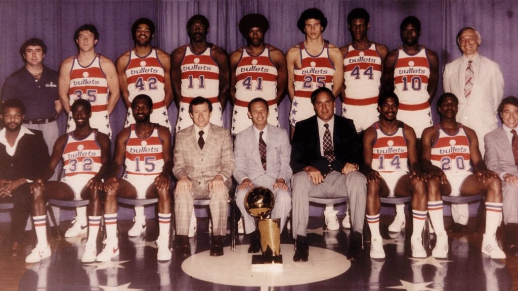 Los Washington Wizards, campeones en 1978. Fuente:NBA.
