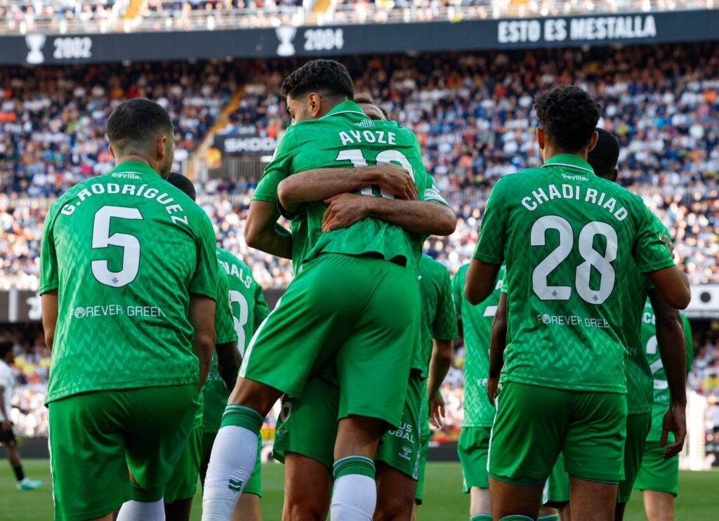 Celebración del gol de Ayoze 