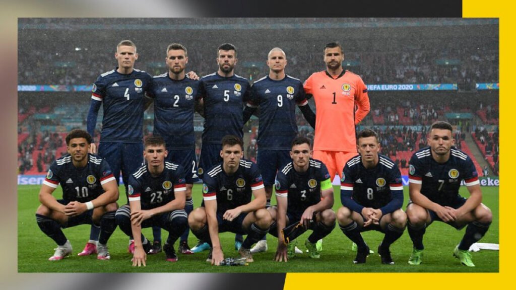 El XI de Escocia ante Inglaterra en Wembley (@ScotlandNT)