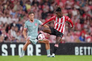 Nico Williams y Marcos Llorente. Fuente:Juan Manuel Serrano Arce/Getty Images