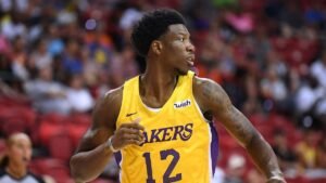 Cacok en un partido con Los Ángeles Lakers. Fuente: NBA