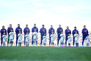 Amistoso de la selección croata previo al Mundial. Jurij Kodrun/Getty Images